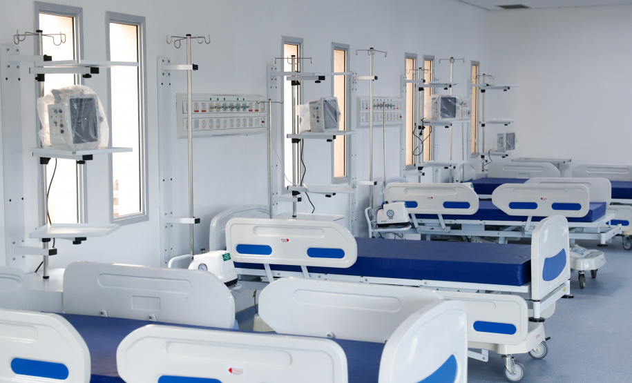 Governo do Estado amplia mais 19 leitos de UTI exclusivos para atendimento à Covid-19.