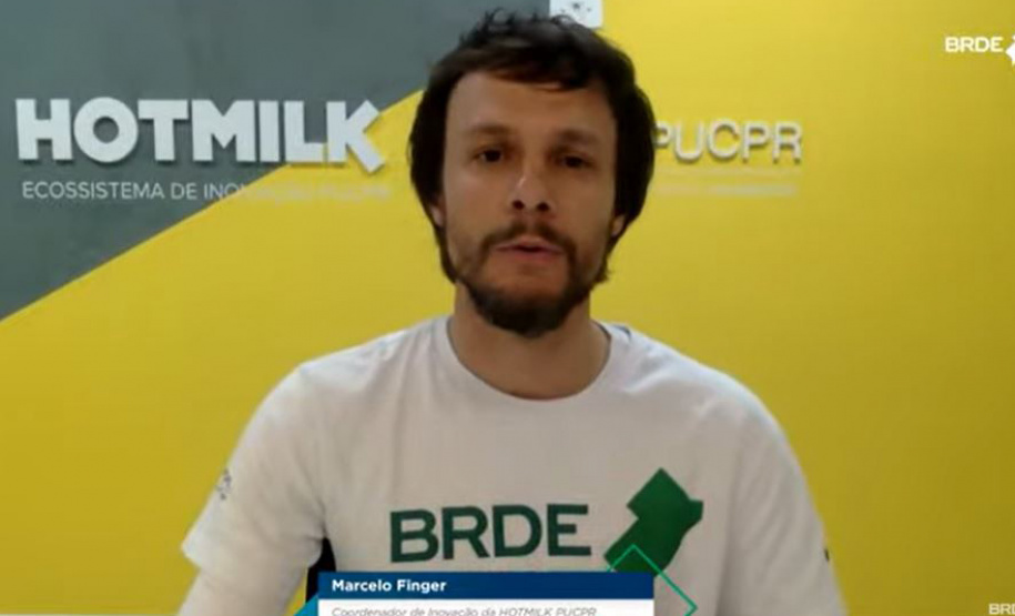 O Banco Regional de Desenvolvimento do Extremo Sul (BRDE) lançou nesta segunda-feira (31) a segunda edição do BRDE Labs, um programa que tem o objetivo de capacitar e acelerar o desenvolvimento do Estado do Paraná aproximando as startups do Governo, Universidade, Indústrias e o BRDE. -  Curitiba, 01/06/2021  -  Foto: Julia Beatriz Duda/BRDE