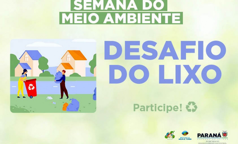 A Secretaria Estadual do Desenvolvimento Sustentável e do Turismo (Sedest) e o Instituto Água e Terra (IAT), órgão vinculado à secretaria, mobilizam os municípios e a população a postarem na internet o antes e o depois de uma limpeza. - Curitiba, 01/06/2021 - Foto/Arte: SEDEST