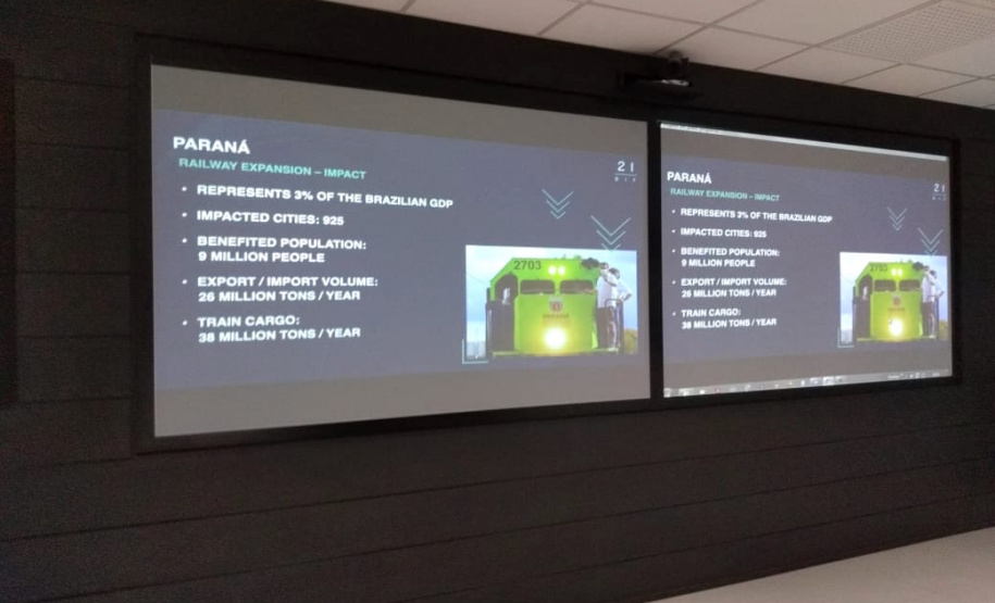 A Nova Ferroeste, que vai ligar Maracaju, no Mato Grosso do Sul, ao Porto de Paranaguá, marcou a participação do Estado no Fórum de Investimentos Brasil (BIF), evento internacional que reúne representantes do Poder Público e CEOs de grandes multinacionais. - Curitiba, 01/06/2021 - Foto: Nova Ferroeste