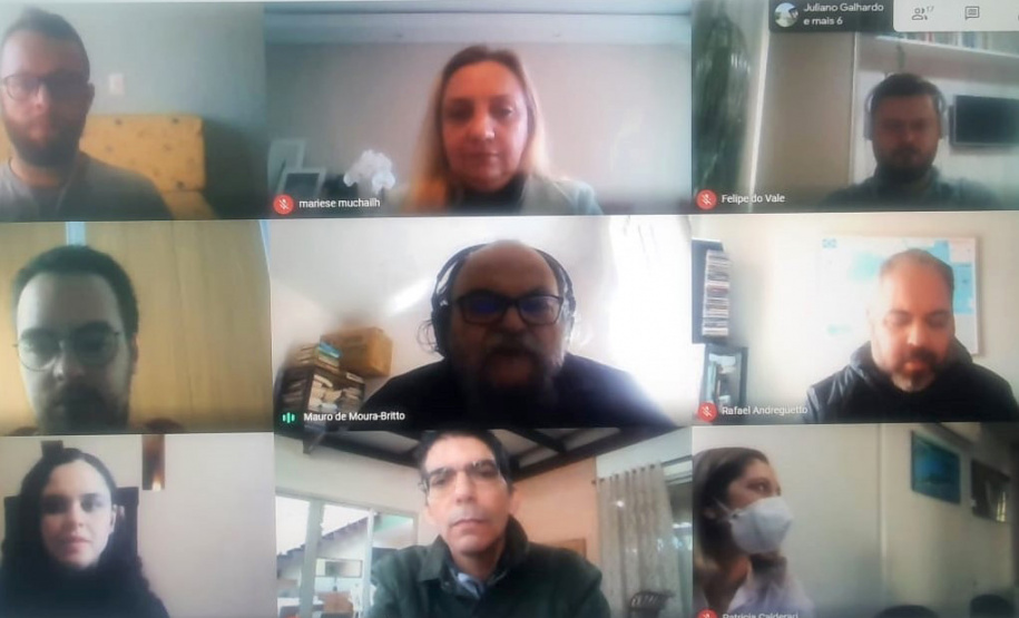 O Instituto Água e Terra (IAT), vinculado à Secretaria do Desenvolvimento Sustentável e do Turismo (Sedest), voltou a reunir, nesta terça-feira (01), representantes do Comitê Estadual de Espécies Exóticas Invasoras. -  Curitiba, 01/06/2021  -  Foto: SEDEST/IAT
