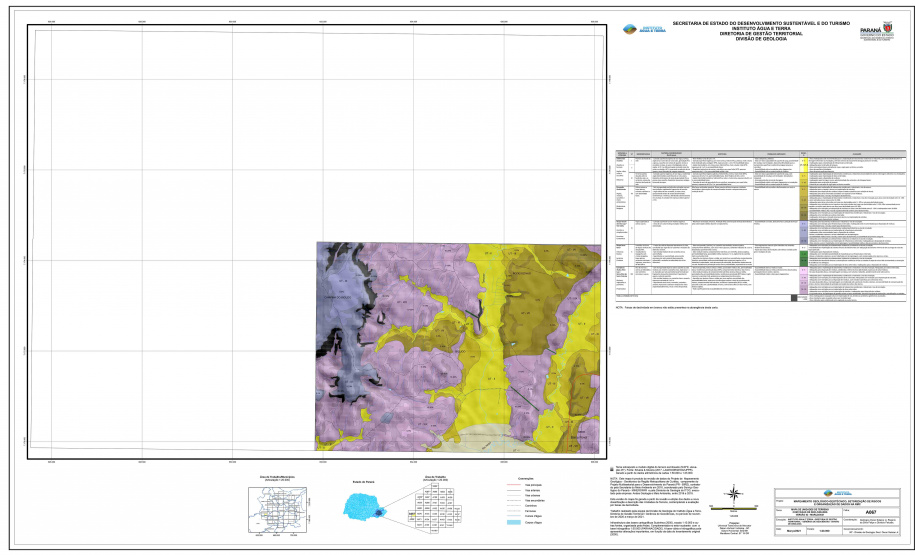 Mapas com estudos do meio físico da RMC são entregues à Comec
. Foto:SEDEST