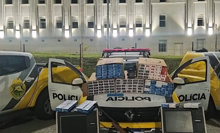 Segurança apreende arma e munições durante fiscalização de medidas sanitárias na Capital. Foto:SESP