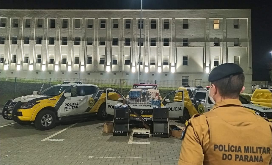 Segurança apreende arma e munições durante fiscalização de medidas sanitárias na Capital. Foto:SESP