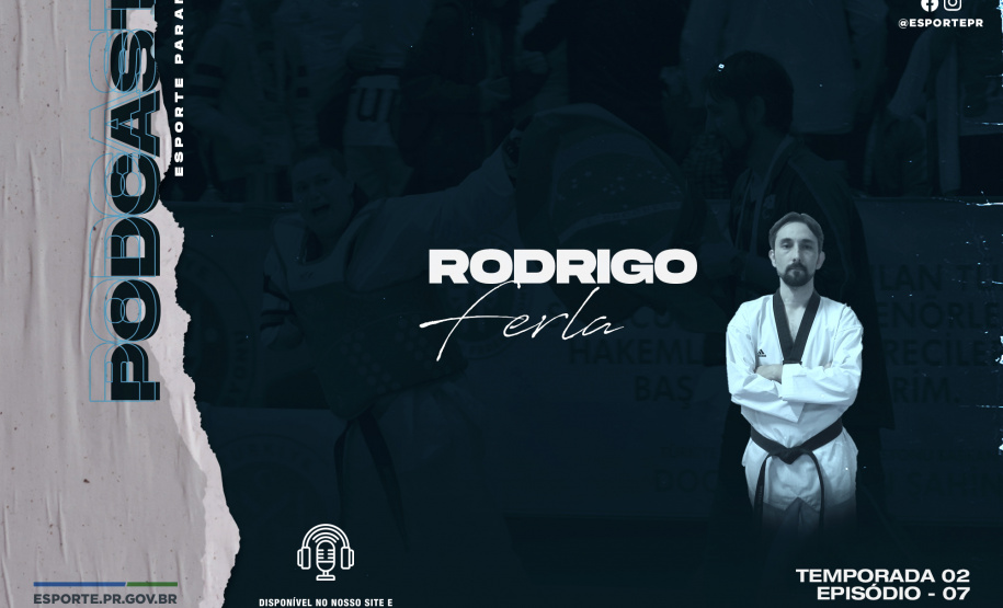 PODCAST: O caminho de Rodrigo Ferla, técnico da seleção brasileira de parataekwondo, rumo a Tóquio. Foto: Paraná Esporte