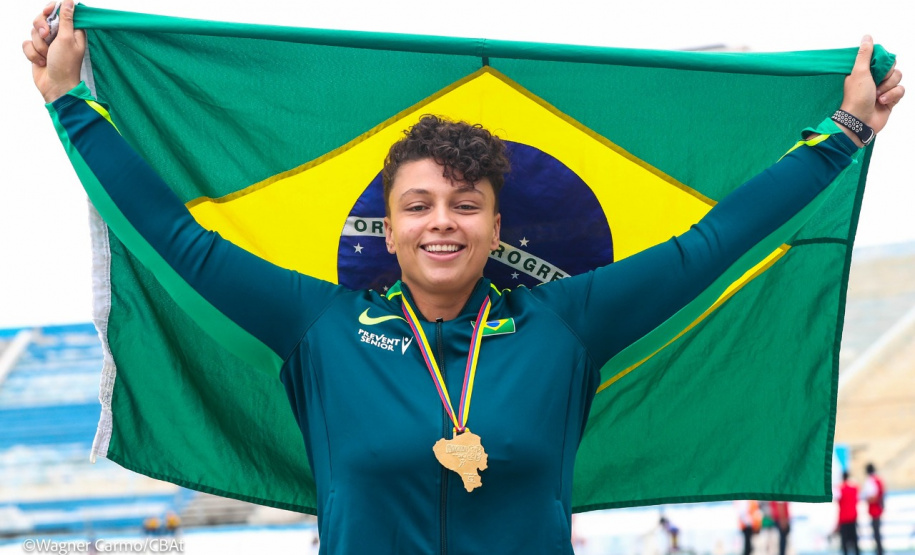 Com incentivo do Governo do Estado, atletas são ouro no Sul-Americano de Atletismo. Foto: Wagner Carmo/CBAt