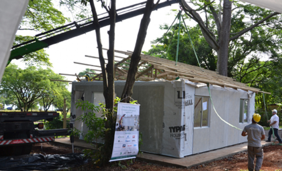 Grupo de construção modular da UEL é vinculado a centro de inovação da USP. Foto:UEL