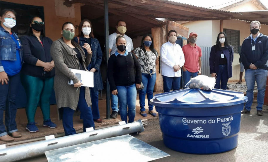Programa Caixa D´Água Boa prioriza famílias em vulnerabilidade social. - Curitba, 02/06/2021 - Foto: Sanepar