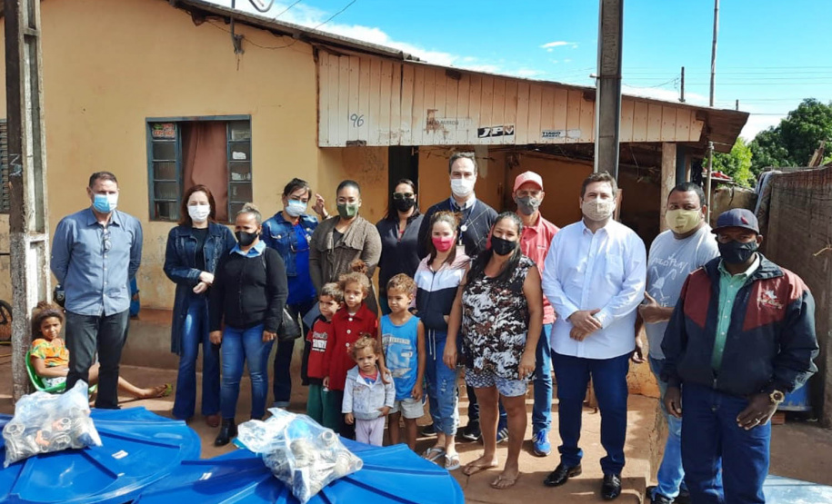 Programa Caixa D´Água Boa prioriza famílias em vulnerabilidade social. - Curitba, 02/06/2021 - Foto: Sanepar