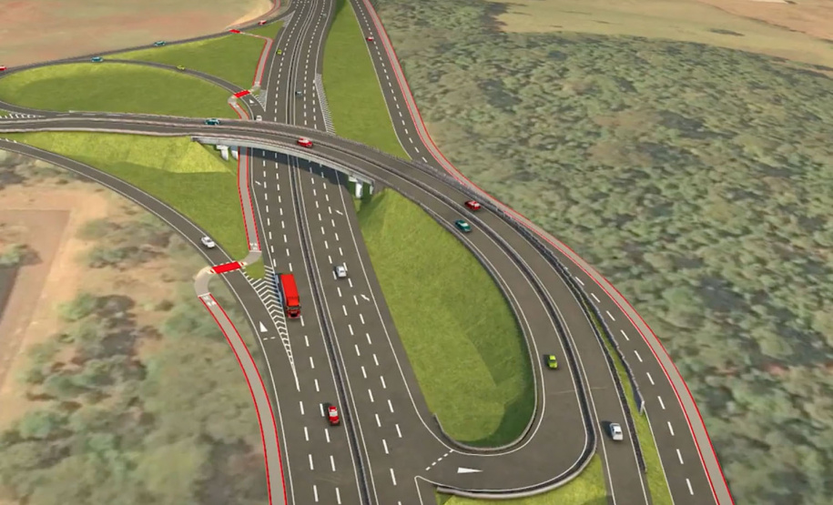 O secretário da Infraestrutura e Logística do Paraná, Sandro Alex, recebeu nesta quarta-feira (02) no Centro Executivo da Itaipu Binacional em Foz do Iguaçu, o projeto executivo para a duplicação da BR-469. - Foz do Iguaçu, 03/06/2021 - Foto/Arte: Reprodução do Projeto