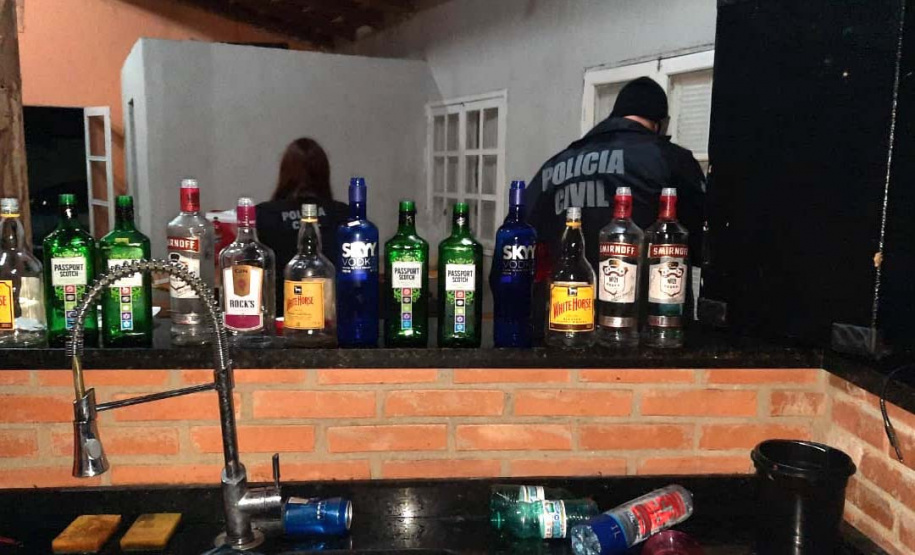 PCPR prende sete organizadores de festas clandestinas na RMC 
. Foto:Polícia Civil