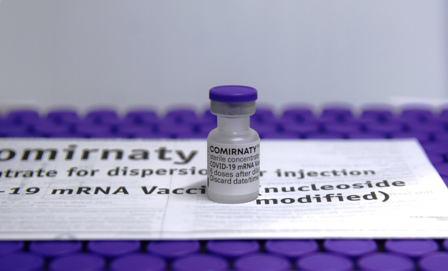 Paraná receberá nesta segunda mais 145.080 vacinas da Pfizer
.Foto: Américo Antonio/SESA