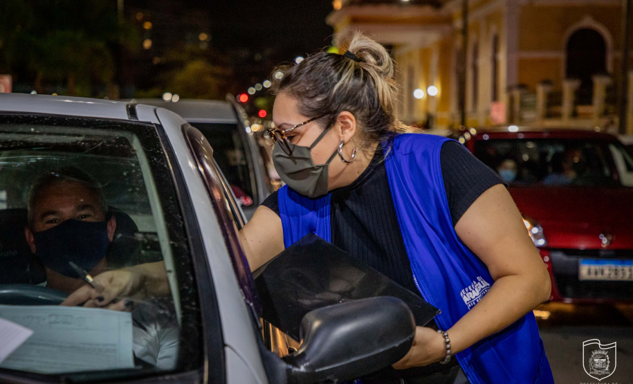 Paranaguá e Antonina, no Litoral, avançam na vacinação e imunizam a população na faixa dos 40 anos. Foto: Prefeitura de Paranaguá