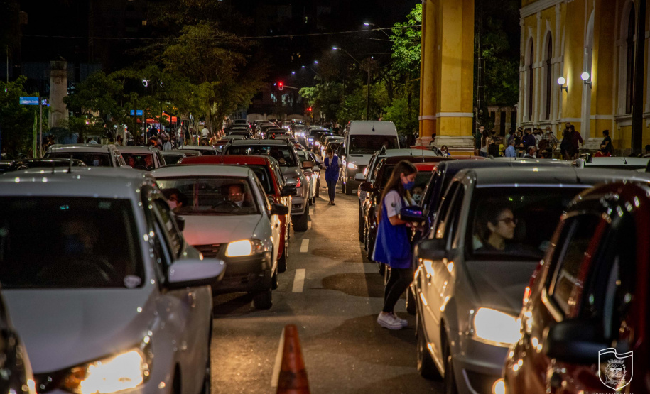 Paranaguá e Antonina, no Litoral, avançam na vacinação e imunizam a população na faixa dos 40 anos. Foto: Prefeitura de Paranaguá