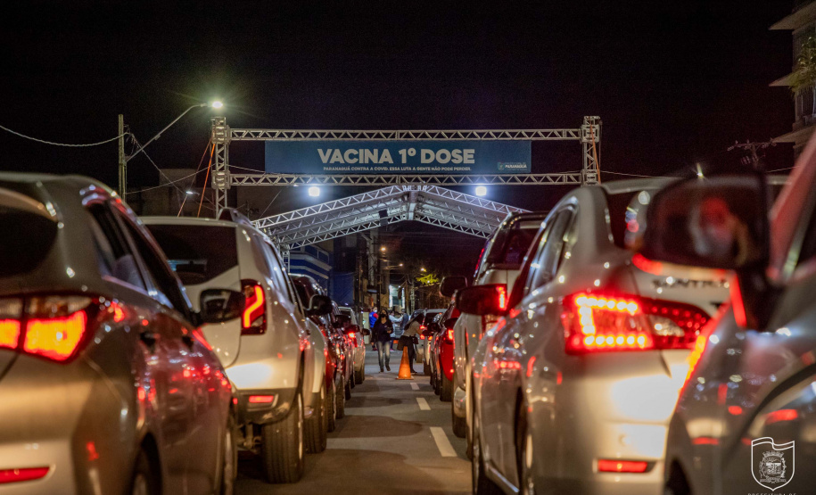 Paranaguá e Antonina, no Litoral, avançam na vacinação e imunizam a população na faixa dos 40 anos. Foto: Prefeitura de Paranaguá