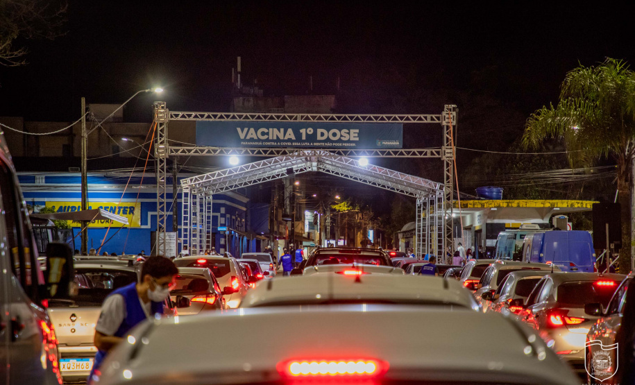 Paranaguá e Antonina, no Litoral, avançam na vacinação e imunizam a população na faixa dos 40 anos. Foto: Prefeitura de Paranaguá