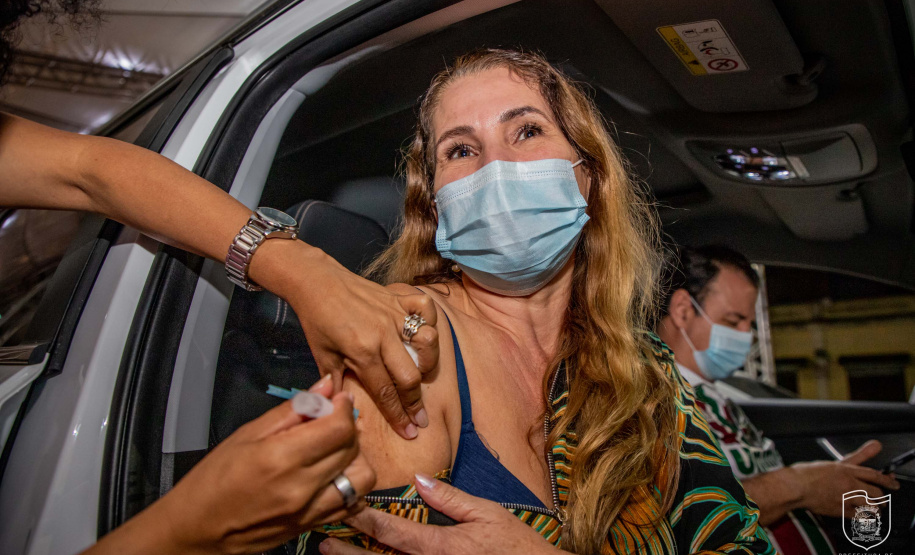 Paranaguá e Antonina, no Litoral, avançam na vacinação e imunizam a população na faixa dos 40 anos. Foto: Prefeitura de Paranaguá