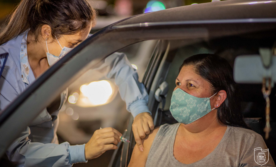Paranaguá e Antonina, no Litoral, avançam na vacinação e imunizam a população na faixa dos 40 anos. Foto: Prefeitura de Paranaguá