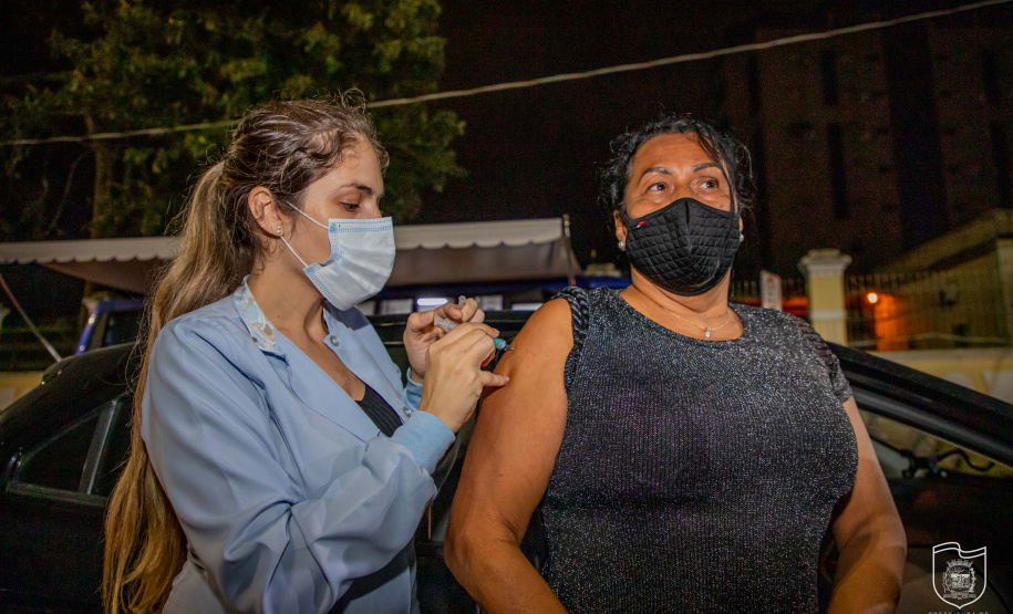 Paranaguá e Antonina, no Litoral, avançam na vacinação e imunizam a população na faixa dos 40 anos. Foto: Prefeitura de Paranaguá