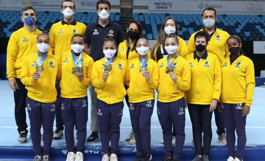 Paranaenses conquistam medalhas e movimento inédito no Pan-Americano de Ginástica Artística. Foto: Divulgação - CBGinástica