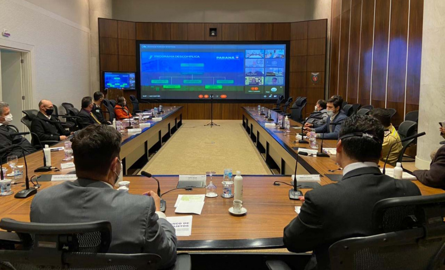 Com a meta de buscar soluções para expandir as telecomunicações no Estado, o comitê Descomplica Telecom apresentou o resultado parcial do trabalho conduzido pelo grupo desde 2020, quando foi instalado. Foto: Guilherme Flores/ Casa Civil