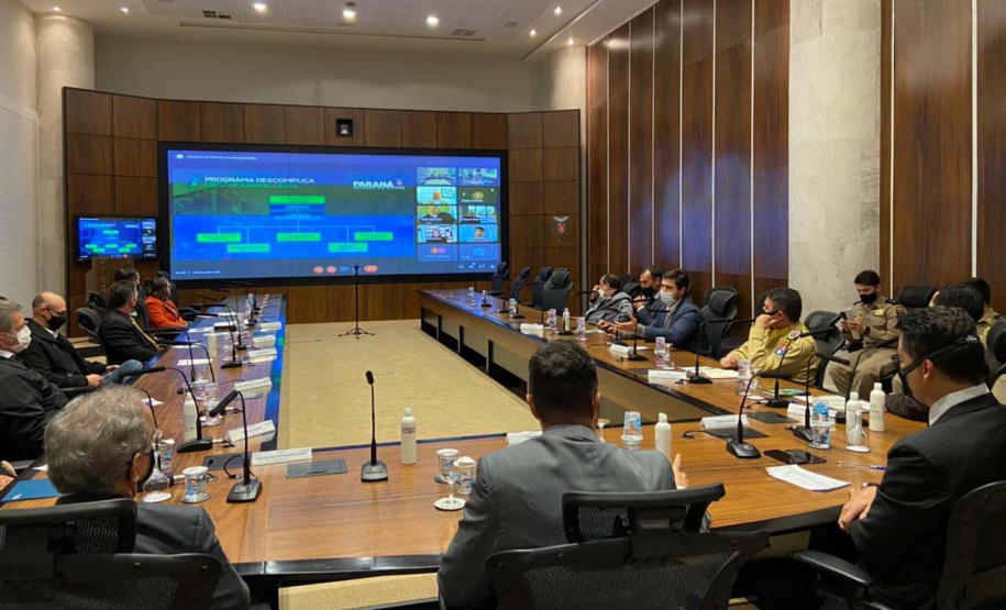 Com a meta de buscar soluções para expandir as telecomunicações no Estado, o comitê Descomplica Telecom apresentou o resultado parcial do trabalho conduzido pelo grupo desde 2020, quando foi instalado. Foto: Guilherme Flores/ Casa Civil