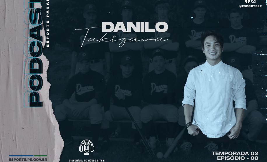 PODCAST: Da seleção brasileira de beisebol para a cozinha do Mestre do Sabor, a história de Danilo Takigawa  -  Foto: Paraná Esporte