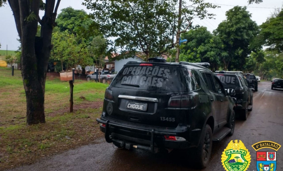 Polícia Militar e Ministério Público cumprem 45 mandados de prisão e apreendem fuzil e coletes balísticos no interior do estado - Curitiba, 10/06/2021 - Foto: PMPR/SESP-PR