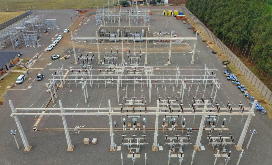 A Copel Distribuição está investindo cerca de R$ 37 milhões na subestação Vila Gaúcha e em duas grandes linhas de transmissão em Marechal Cândido Rondon, no Oeste do Estado. - Foto: Divulgação Copel
