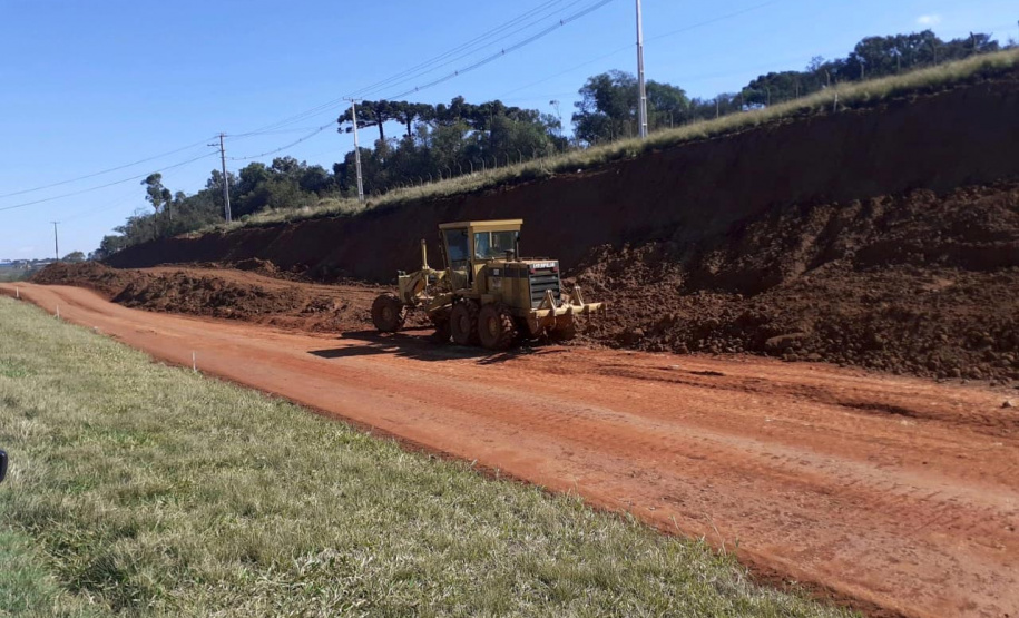 Obras da duplicação da BR 277 em Guarapuava - Curitiba, 10/06/2021 - Foto: Divulgação DER