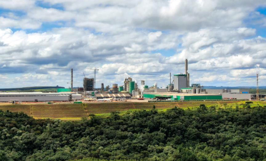 A primeira fase da ampliação das atividades da Klabin. no município de Ortigueira - Projeto Puma II, nos Campos Gerais, recebeu a Licença de Operação (LO) nesta quinta-feira (10). O documento foi entregue pelo Instituto Água e Terra (IAT), órgão vinculado à Secretaria do Desenvolvimento Sustentável e do Turismo (Sedest). - Curitiba, 11/06/2021 - Foto: Rafael Chuí - Klabin