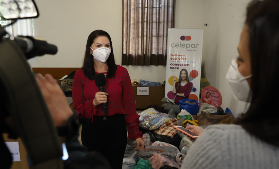 Mais de 300 famílias em situação de vulnerabilidade serão beneficiadas com a doação de 730 itens arrecadados pela Celepar (Companhia de Tecnologia da Informação e Comunicação do Paraná)
