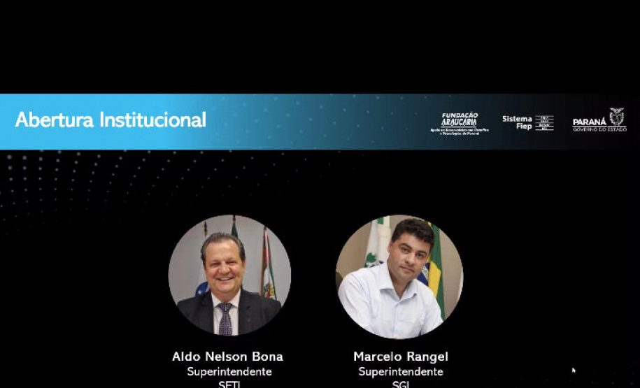 Com os objetivos de apresentar as Rotas Estratégicas em Ciência, Tecnologia e Inovação - 2040 para o Paraná e promover a construção compartilhada desta Rota no Ecossistema Regional de CT& I e Inovação Oeste, o Governo do Estado, por meio da Fundação Araucária e da Superintendência da Ciência, Tecnologia e Ensino Superior e da Federação das Indústrias do Estado do Paraná (Fiep), realizaram nesta quinta-feira (10), o Primeiro Painel das Rotas Estratégicas