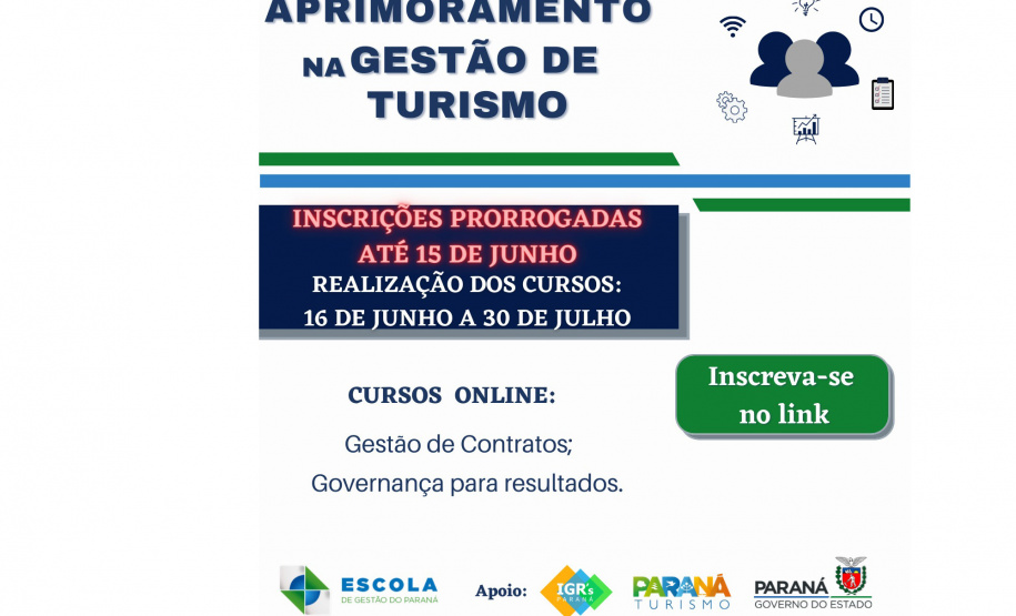 Cursos online gratuitos da Paraná Turismo têm inscrições até esta terça-feira  -  Foto: SEDEST