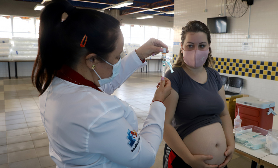 Paraná tem o maior número de vacinas aplicadas em sete semanas 
. Foto: Ari Dias/AEN