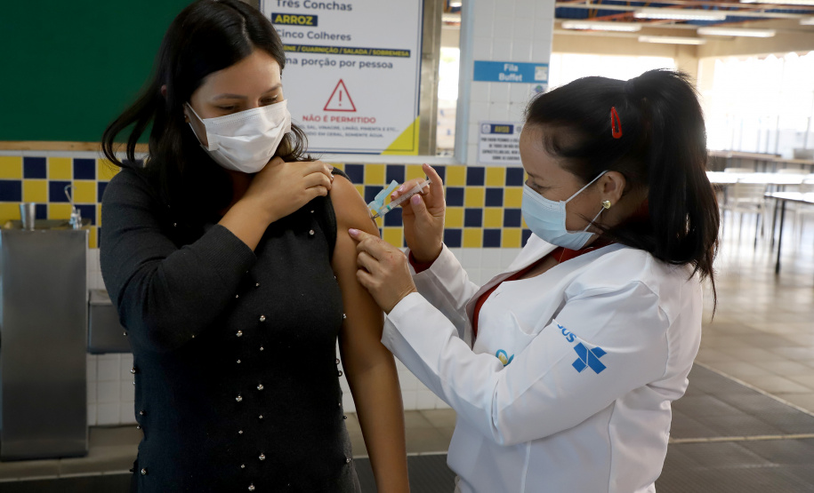 Paraná tem o maior número de vacinas aplicadas em sete semanas 
. Foto: Ari Dias/AEN
