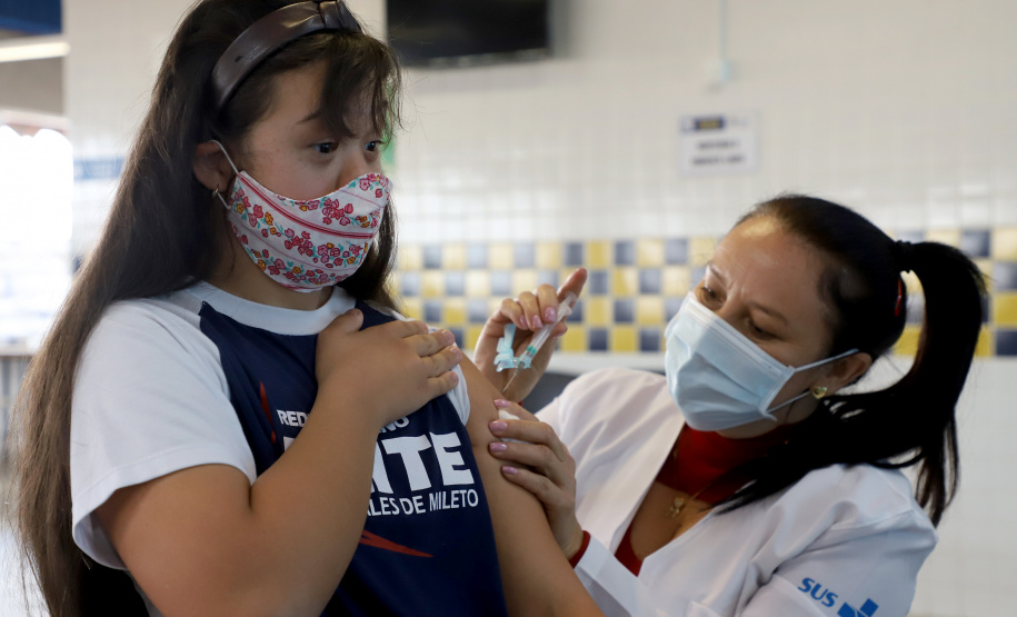 Paraná tem o maior número de vacinas aplicadas em sete semanas 
. Foto: Ari Dias/AEN