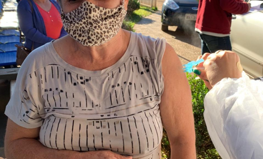 Paraná mantém crescimento na vacinação contra a Covid-19 e bate recorde no final de semana. Foto:SESA