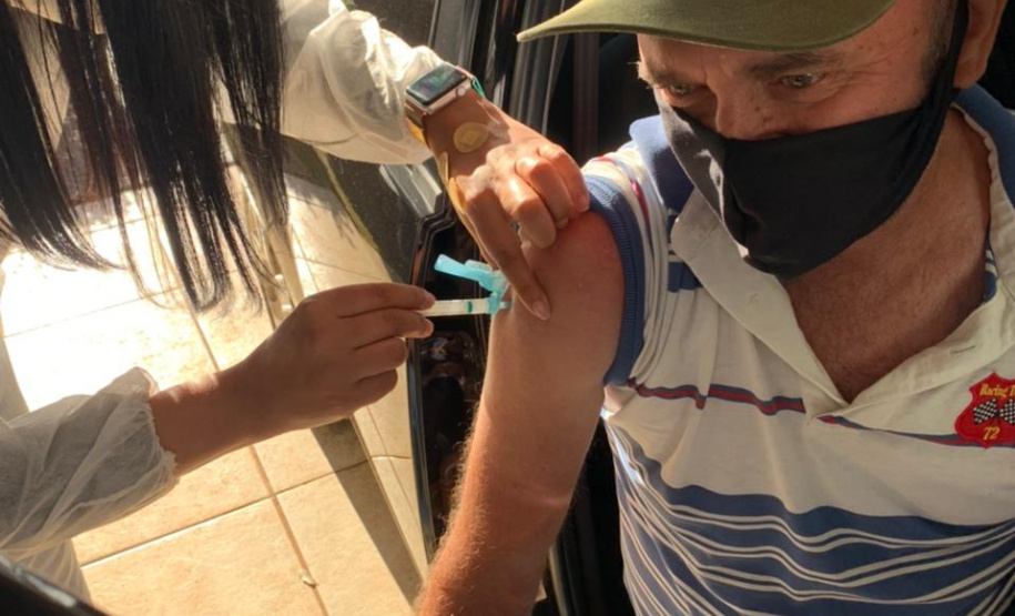 Paraná mantém crescimento na vacinação contra a Covid-19 e bate recorde no final de semana. Foto:SESA