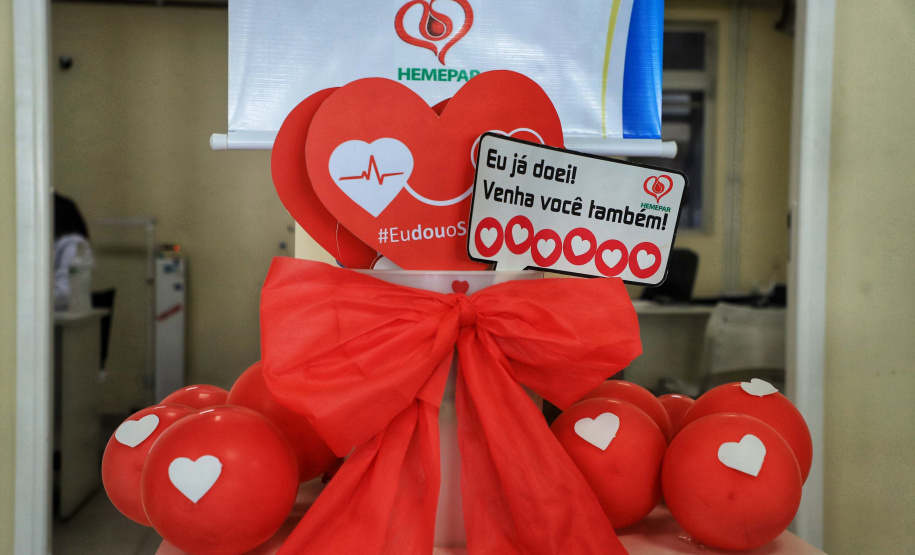 Com estoque 40% abaixo do ideal, Hemepar faz apelo à população para doar sangue. Foto: José Fernando Oura/AEN