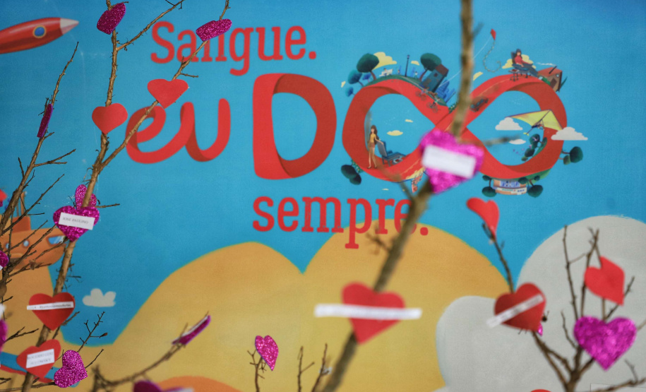 Com estoque 40% abaixo do ideal, Hemepar faz apelo à população para doar sangue. Foto: José Fernando Oura/AEN