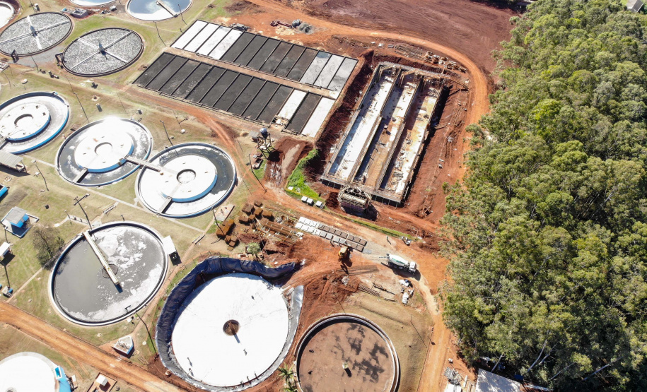 ETE Norte Sanepar Londrina. - Foto Gilson Abreu