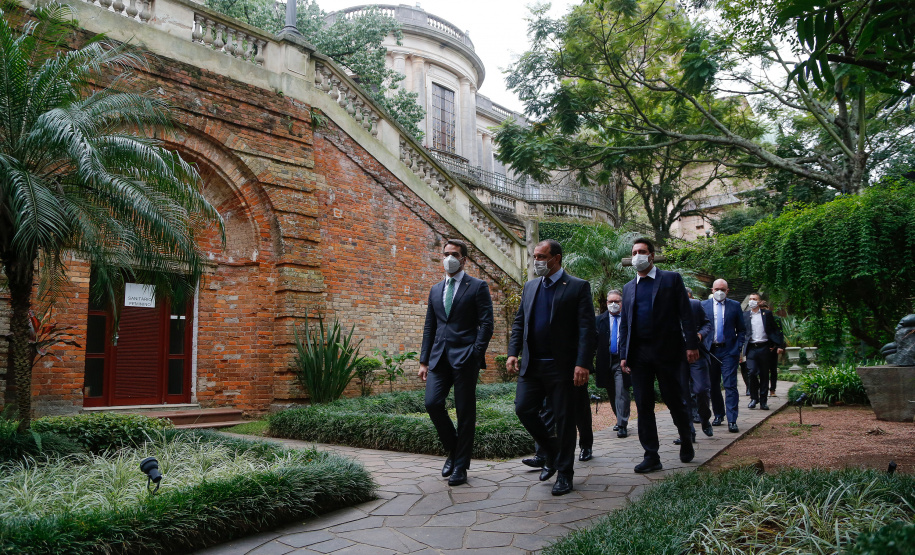Governador Carlos Massa Ratinho Junior participa da reunião do Codesul - Porto Alegre, 15/06/2021 - Foto: Jonathan Campos/AEN