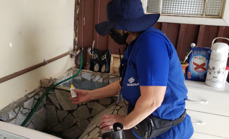 A Companhia de Saneamento do Paraná (Sanepar) começou o serviço de Vistoria Técnica Ambiental nas ligações de esgoto em imóveis dos bairros Líder, Berger e no Centro, em Coronel Vivida  -  Coronel Vivida, 16/06/2021  -  Foto: Sanepar