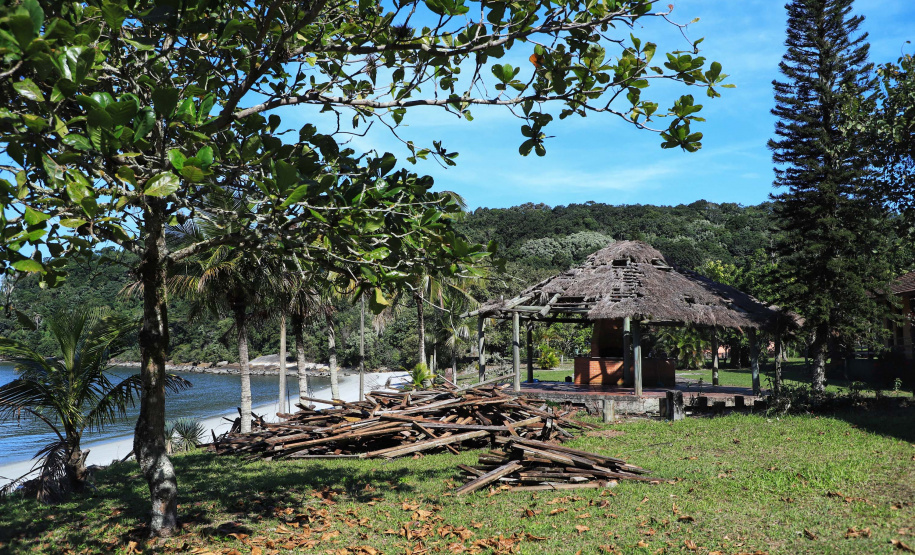 Ilha das Cobras começa a mudar de cara para receber a Escola do Mar
. Foto: José Fernando Ogura/AEN