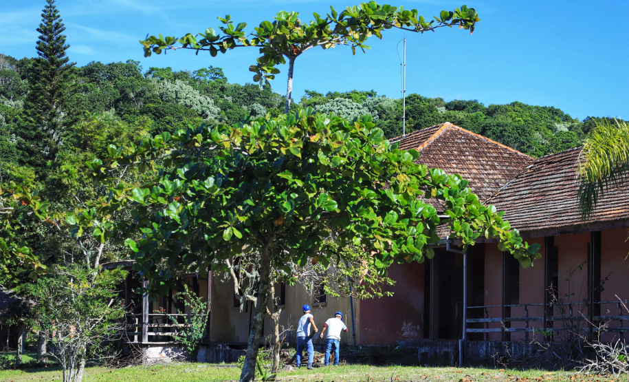Ilha das Cobras começa a mudar de cara para receber a Escola do Mar
. Foto: José Fernando Ogura/AEN
