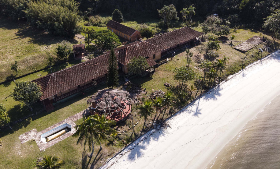 Ilha das Cobras começa a mudar de cara para receber a Escola do Mar
. Foto: José Fernando Ogura/AEN