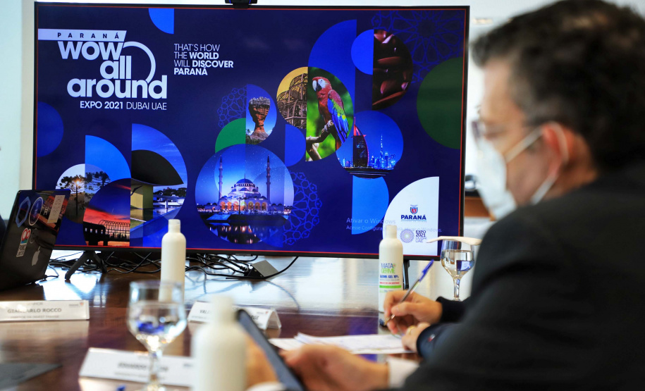 O Governo do Estado e o G7, grupo formado pelas principais entidades do setor produtivo paranaense, se reuniram nesta quarta-feira (16), por videoconferência, para discutir propostas conjuntas e mostrar o que já tem sido feito para incentivar a retomada econômica e apoiar os setores mais atingidos pela crise causada pela pandemia de Covid-19.
. Foto: José Fernando Ogura/AEN