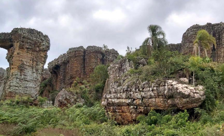 O secretário do Desenvolvimento Sustentável e do Turismo, Marcio Nunes, recebeu o embaixador dos Estados Unidos (EUA) no Brasil, Todd Chapman, no Parque Vila Velha, nos Campos Gerais.. Foto:SEDEST