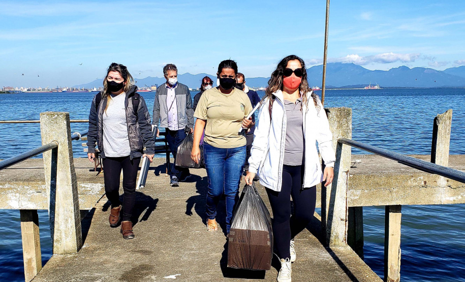 Durante esta semana, por mais uma vez, a Portos do Paraná está presente nas comunidades isoladas que estão nas áreas de abrangência dos portos de Paranaguá e Antonina. Foto: Claudio Neves/Portos do Paraná